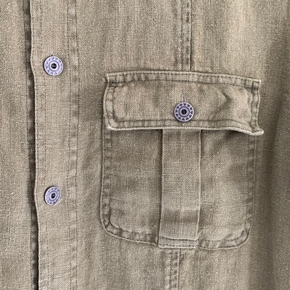 DASH HEMP - 100% Organic Hemp - Zayantè Southwestern Button-down Shirt - Picture 5 of 8